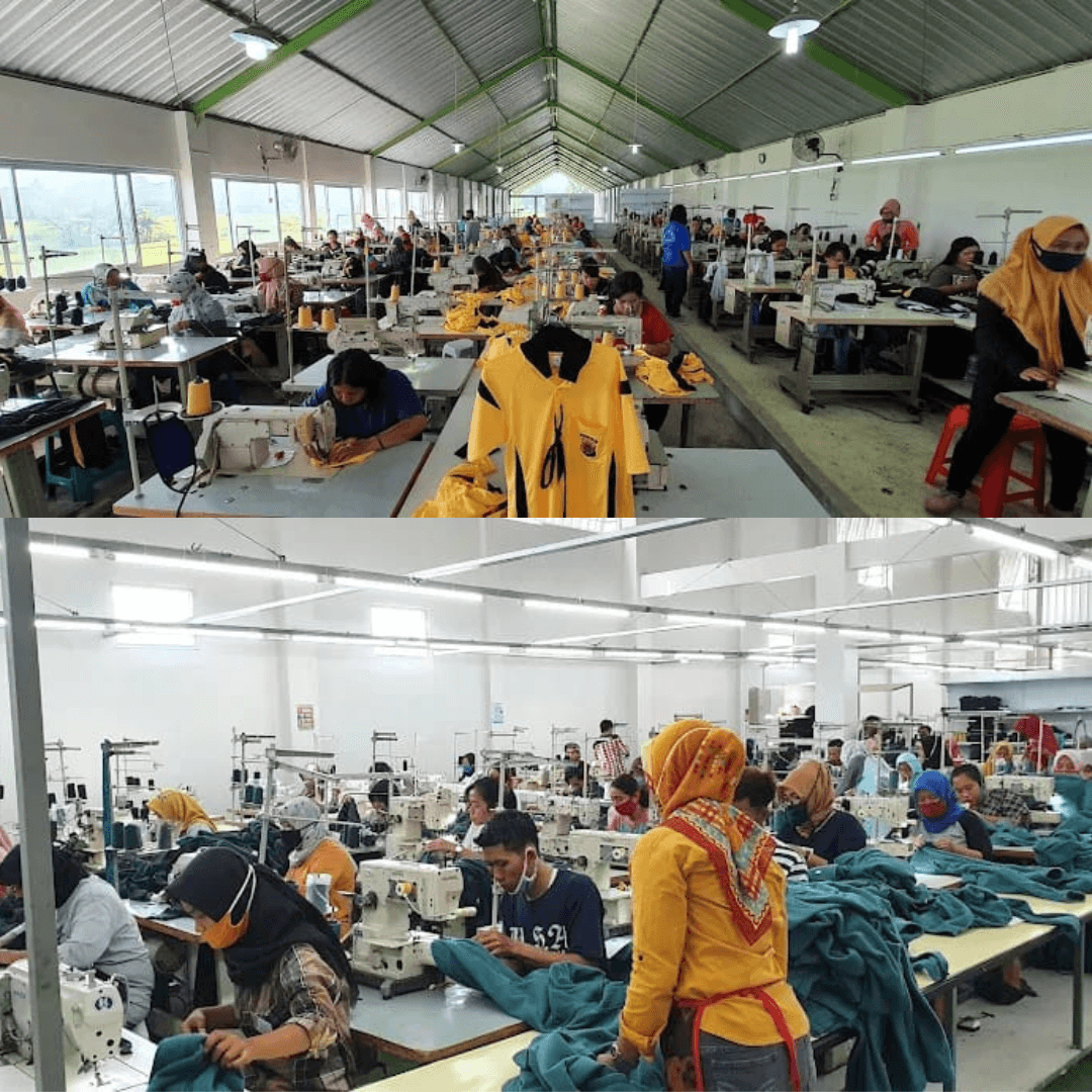 Seragam untuk berbagai divisi